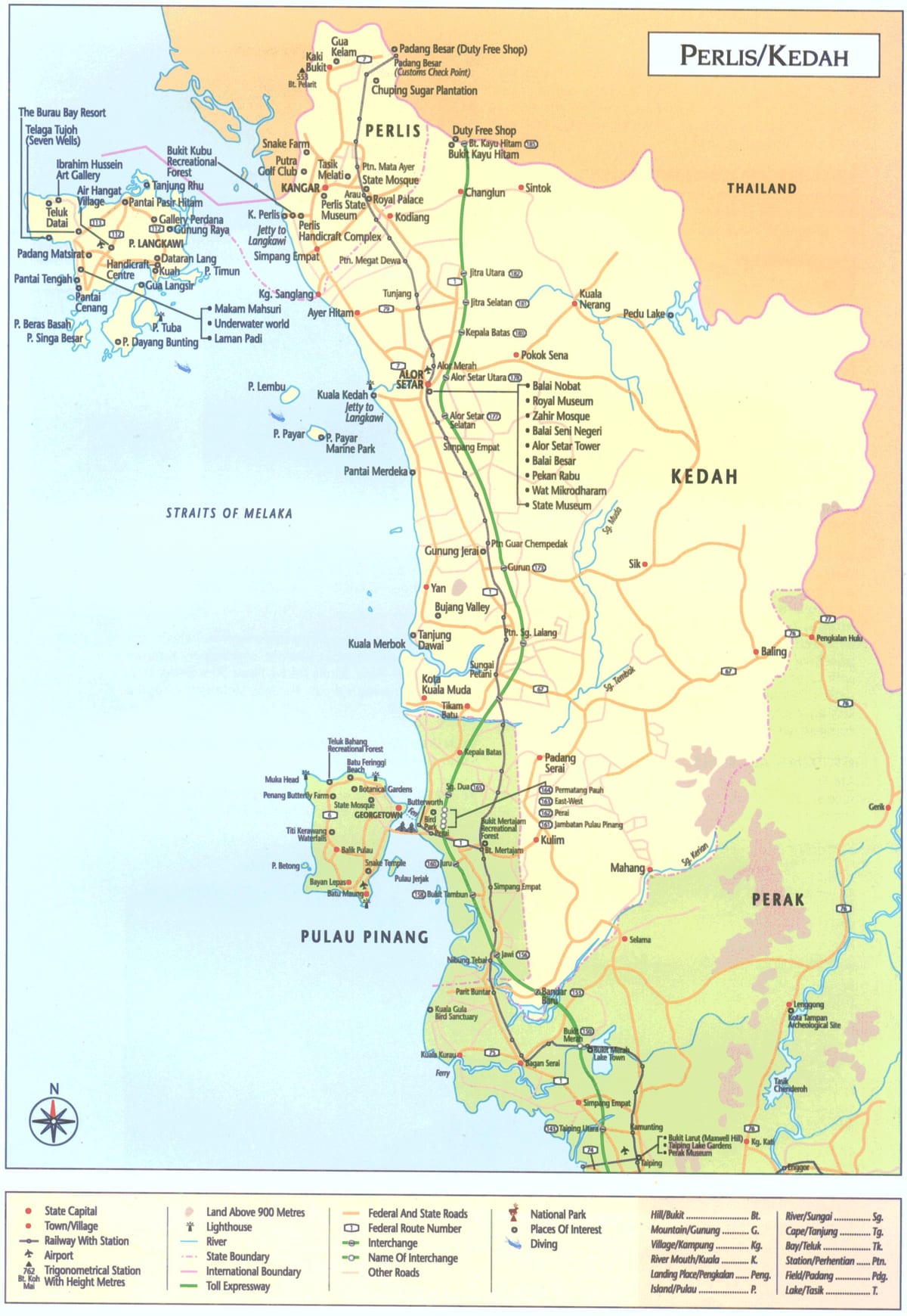ملائیشیا kedah نقشہ