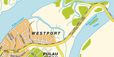 Kluang ملائیشیا کا نقشہ
