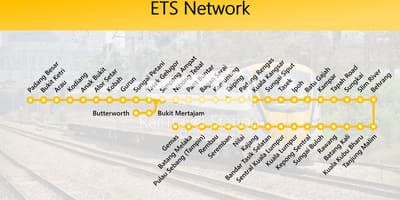 نقشہ کے ets راستے کا نقشہ ملائیشیا