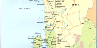ملائیشیا kedah نقشہ