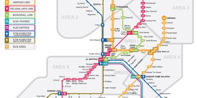 Lrt نقشہ ملائیشیا 2016